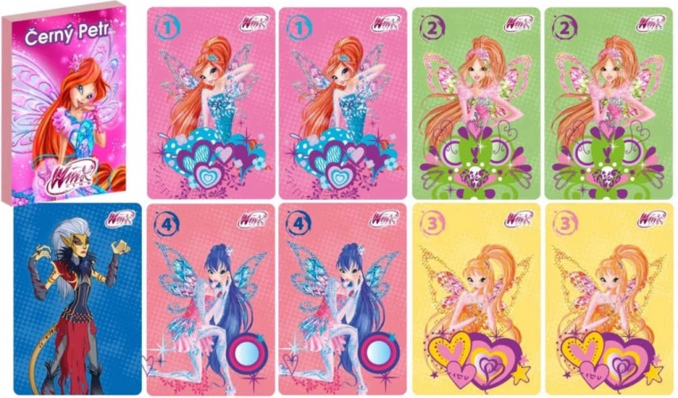 Gioco di carte Černý Petr Winx Club
