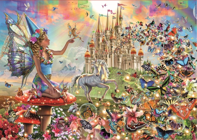 Educa puzzle Fata e farfalle 500 pezzi