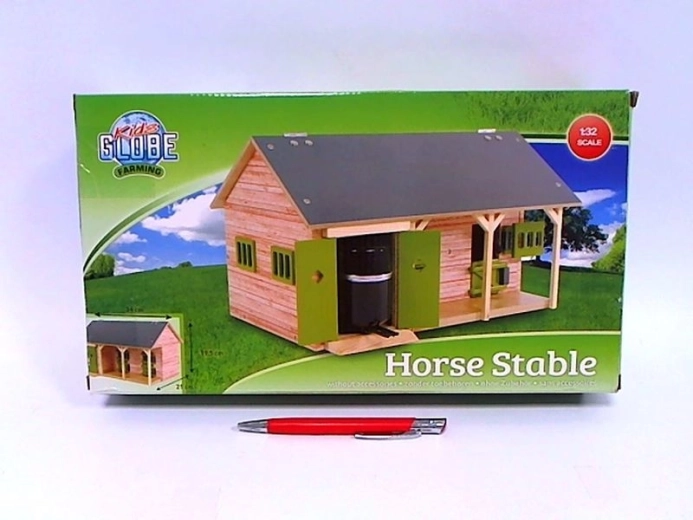 Scuderia in legno con due box 1:32