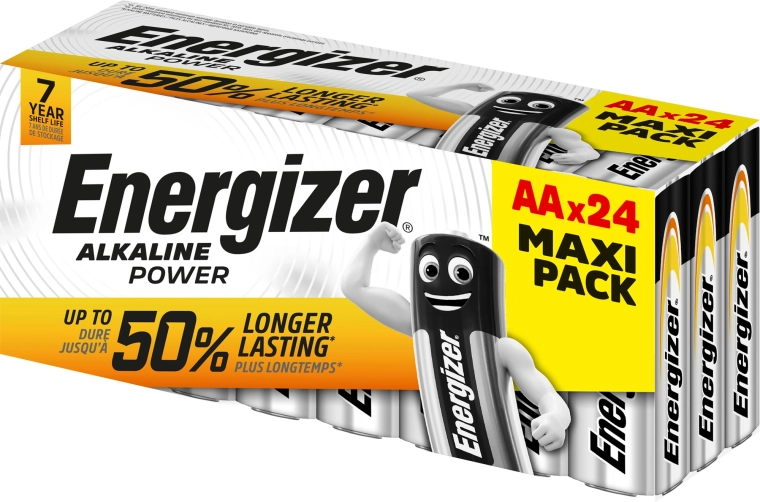 Batterie alcaline AA ENERGIZER Alkaline Power 24 pz