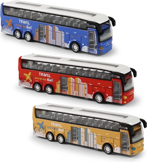 Autobus interurbano in metallo a ruota libera