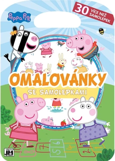 Album da colorare con adesivi Peppa Pig