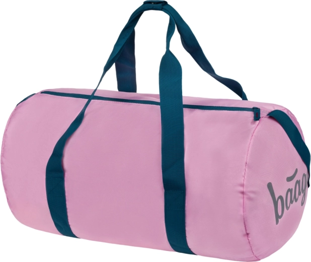 Borsa sportiva pieghevole BAAGL Hoop Rose in materiale riciclato