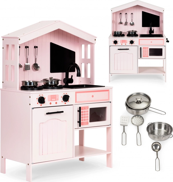 Cucina giocattolo in legno Ecotoys per bambini