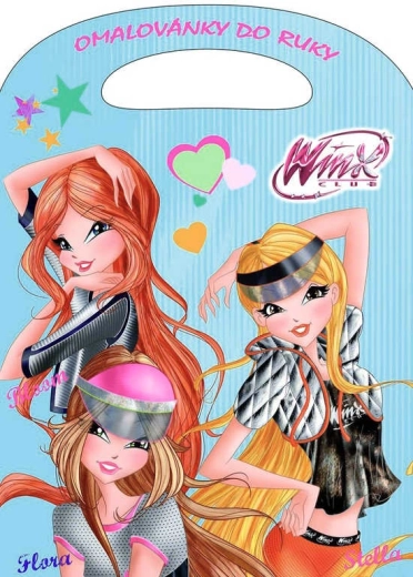Album da colorare da tenere in mano A4 Winx Club Fashion