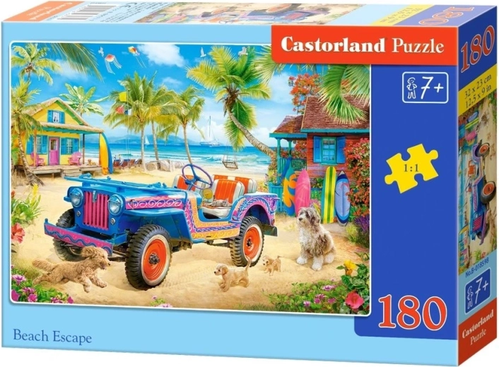 Puzzle Castorland "Fuga in spiaggia" 180 pezzi