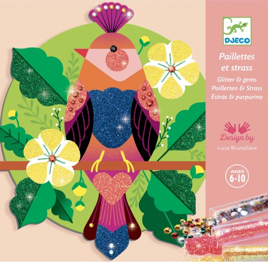 Djeco Paradisio – set creativo con glitter e strass