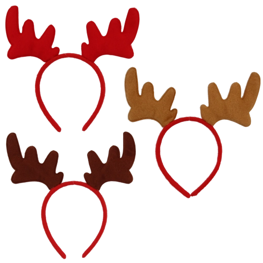 Cerchietto con corna di renna per feste di Natale