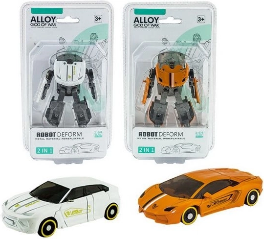 Autorobot in metallo 11 cm