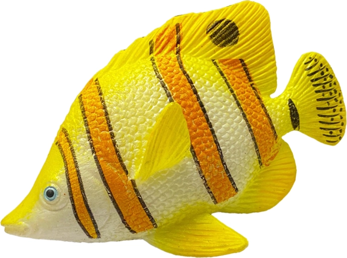 Pesciolino di gomma giallo 10 cm