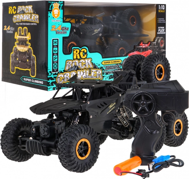 Crawler per bambini 6+ telecomandato 1:10 con trazione 6x6 e ruote di scorta