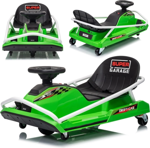 Kart elettrico drift per bambini 24 V, fino a 50 kg