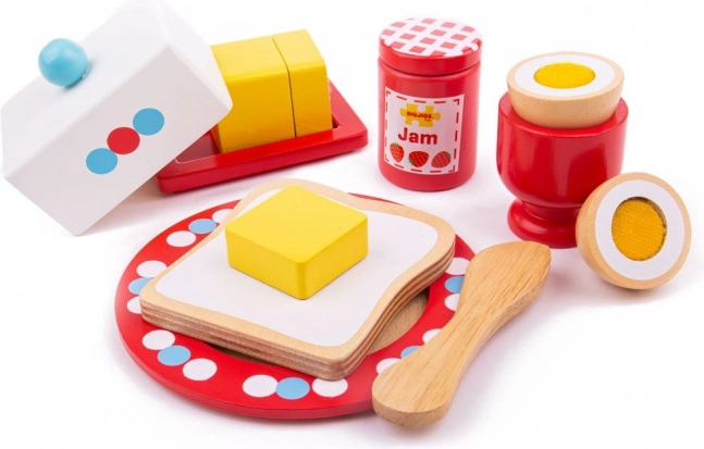 Set colazione in legno di Bigjigs Toys