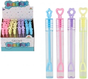 Bolle di sapone con ricarica in gel 10,5 cm, 4 colori