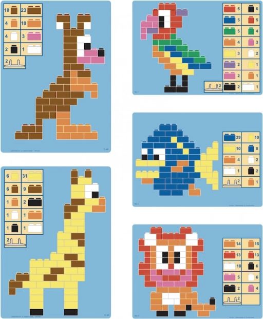 Little Architect archipets set di costruzione 630 pz – mattoncini educativi per bambini dai 5 anni