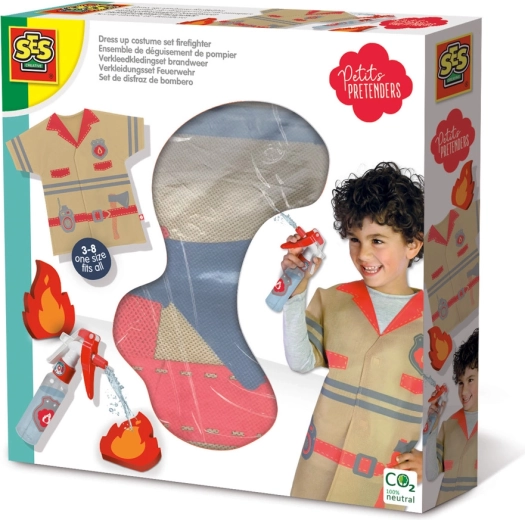 Costume da piccolo pompiere per carnevale