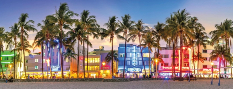 Puzzle panoramico Ocean Drive da 1000 pezzi