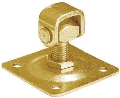 Cerniera regolabile da avvitare M20 × 100 mm, zincata gialla