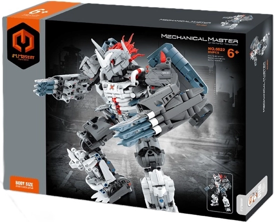 Mechanical Master costruzioni robot da combattimento grigio (965 pezzi)
