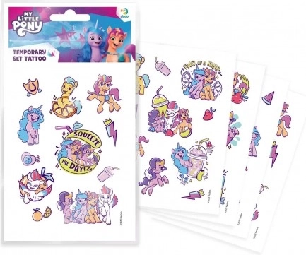 tatuaggi temporanei My Little Pony – 4 fogli