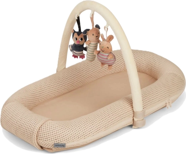Carlo Baby nido con arco giochi beige