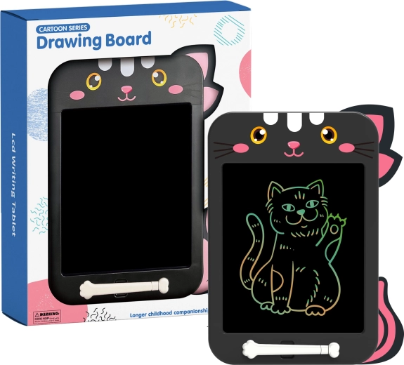 Lavagnetta cancellabile per bambini a forma di gatto 26,7 cm