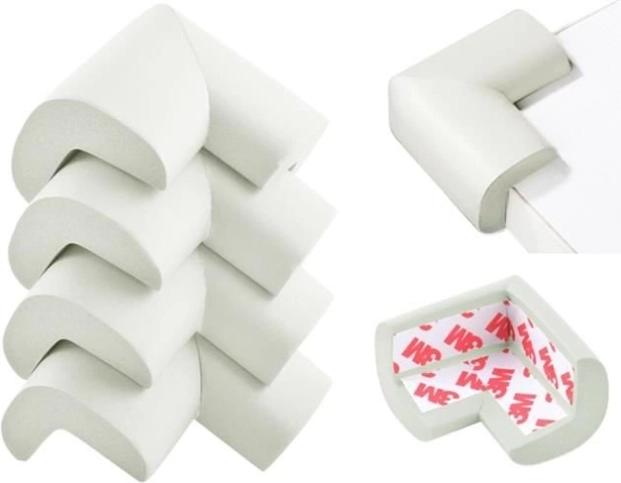 Paraspigoli in schiuma – 4 pz – Bianco