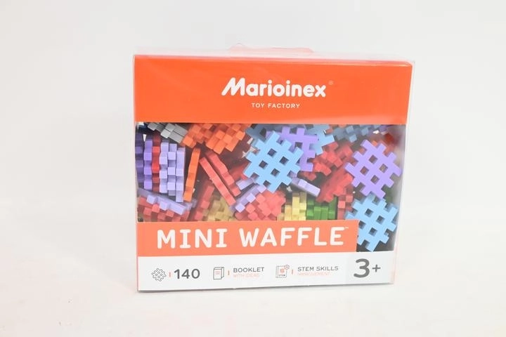 Marioinex mini waffle costruzioni 140 pezzi, modello 2
