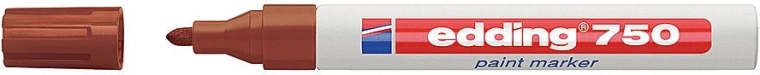 Pennarello laccato edding 750, marrone