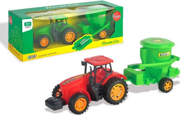 Trattore con rimorchio a inerzia