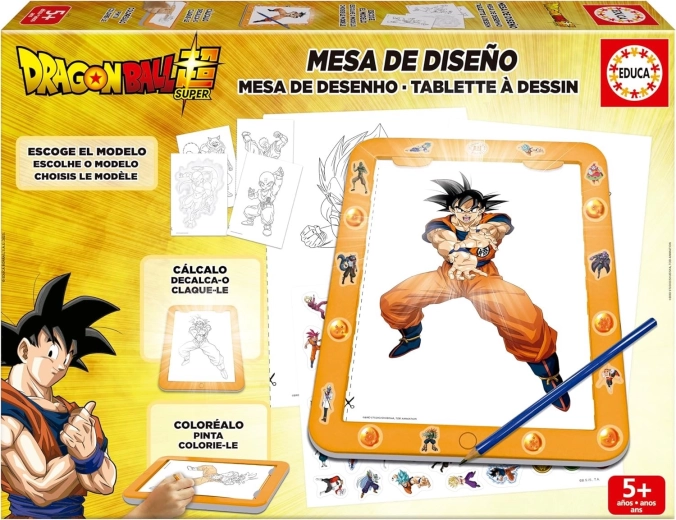 Set creativo con tavoletta luminosa DRAGON BALL EDUCA