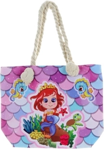 Borsa in tessuto Sirena con lato anteriore lavabile