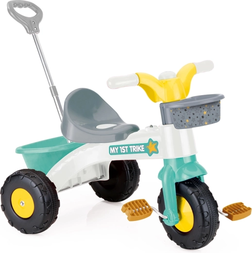 Triciclo per bambini con asta di guida DOLU My First Trike