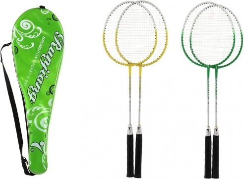 Set da badminton DE LUXE per gioco ricreativo
