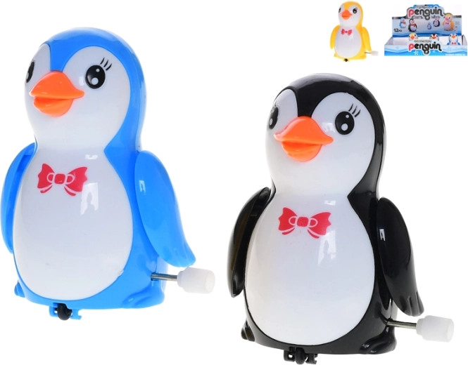 Pinguino a carica 8,5 cm – divertente giocattolo mobile senza batterie