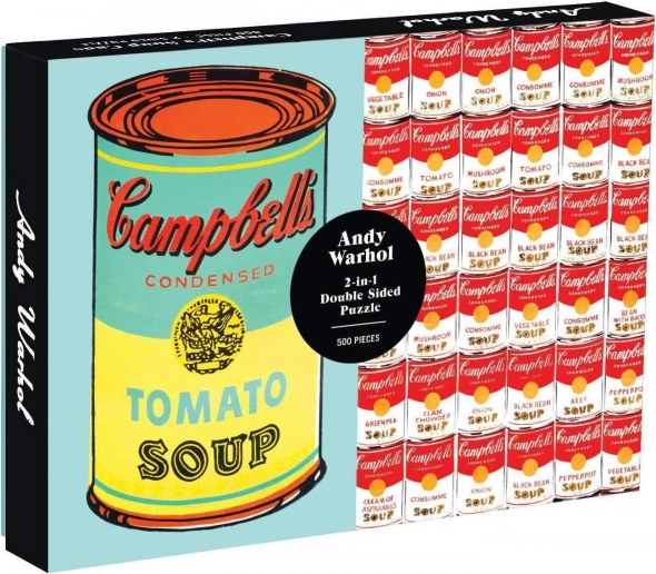 Puzzle double-face Andy Warhol Campbell's Soup 500 pezzi