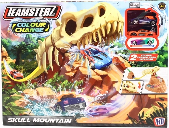 Pista Teamsterz con bocca di dinosauro e cambio di colore
