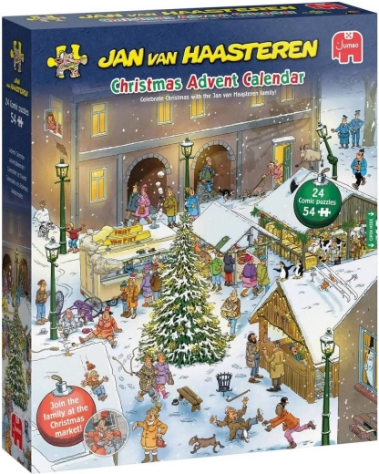 Calendario dell'Avvento Jumbo con puzzle di Jan van Haasteren