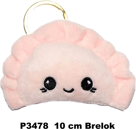 Portachiavi pieróg rosa 10 cm