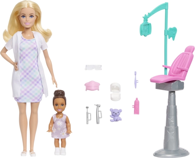 Set da gioco Barbie professione dentista bionda