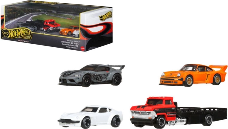 Hot Wheels Premium Collector – set di 4 macchinine