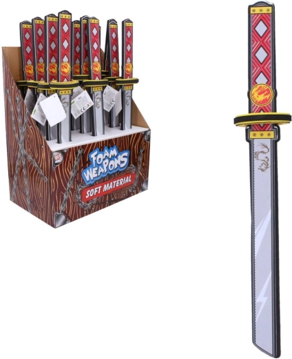 Spada katana in gommapiuma 53 cm
