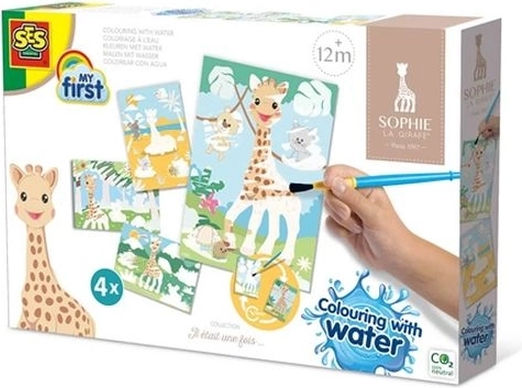 SES Sophie la girafe pittura magica con l’acqua