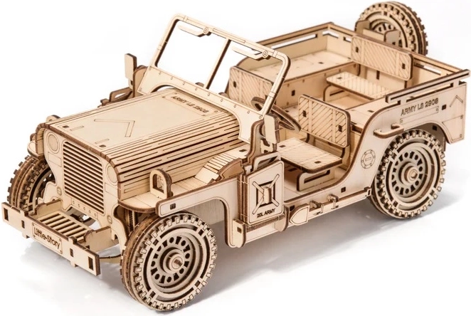 Little Story puzzle 3D in legno veicolo militare