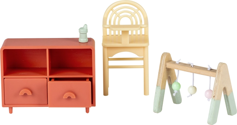 Set di mobili Lundby per la cameretta dei bambini per casa delle bambole