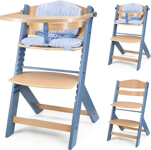 Seggiolone Kinderkraft Enock Nordic Breeze con cuscino