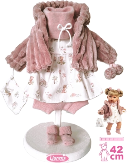 Llorens vestitini per bambola 42 cm con set di accessori