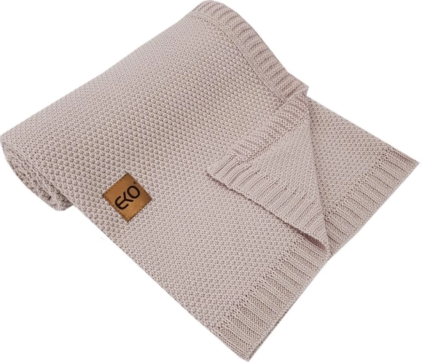 Coperta in bambù EKO rosa cipria 100 × 80 cm