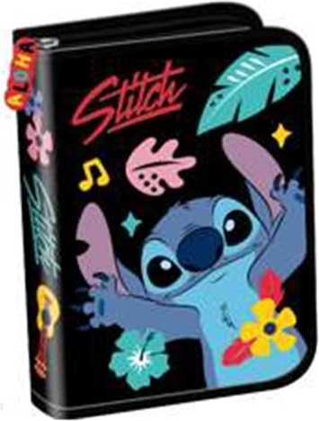 Astuccio scolastico Disney Stitch Black Aloha - 1 pezzo