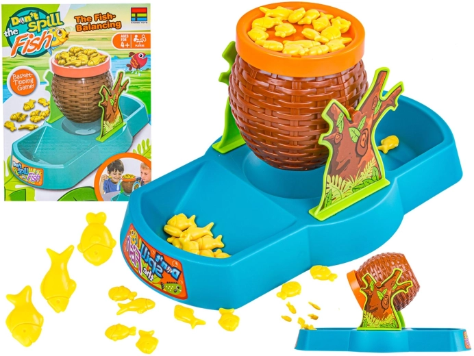 Gioco di abilità con bilanciamento dei pesciolini “Don’t Spill the Fish”